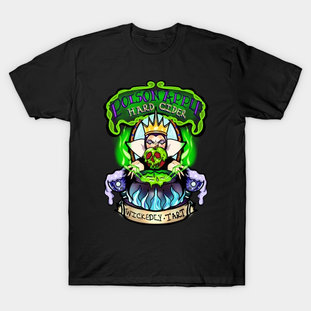 Poison Apple Hard Cider T-Shirt by MonicaLaraArt